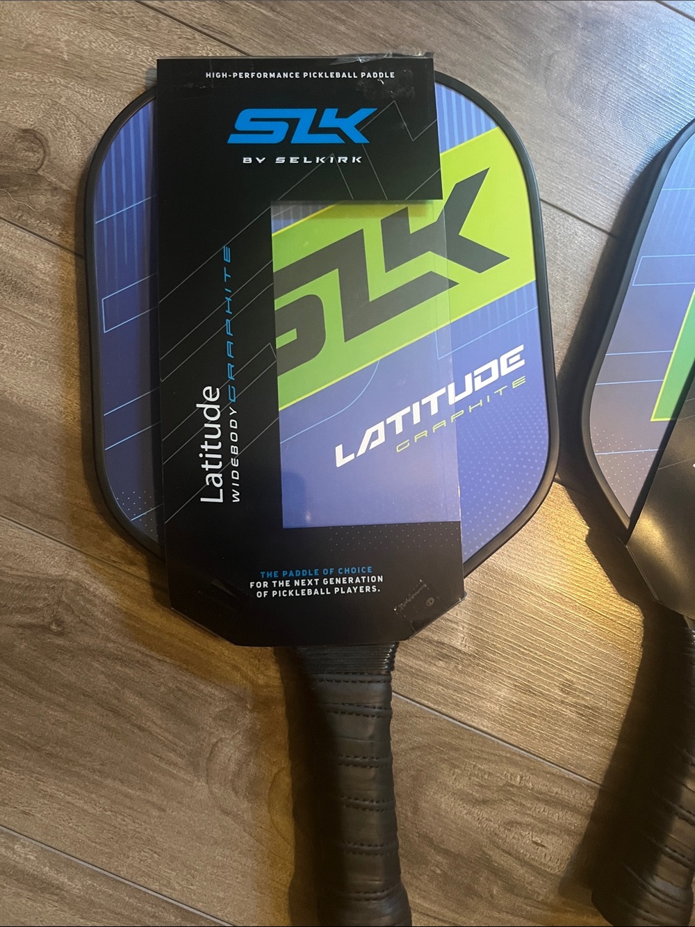 Selkirk SLK Latitude Graphite Pickleball Paddle - Blue & Lime